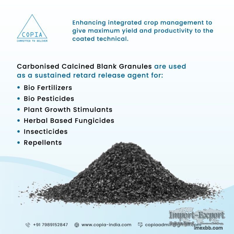 Carbonised Calcined Blank Granules
