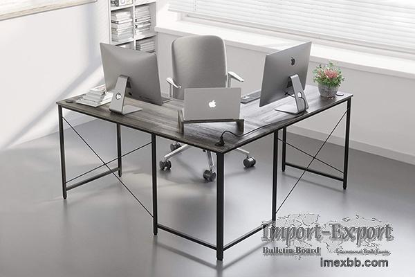 L-Shaped Home Office Computer Corner Desk