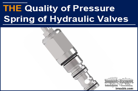 AAK Hydraulic Valve Use 100% Imported Pressure Spring, Natalia Admired