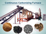 Continuous carbonizing furnace for charcoal making