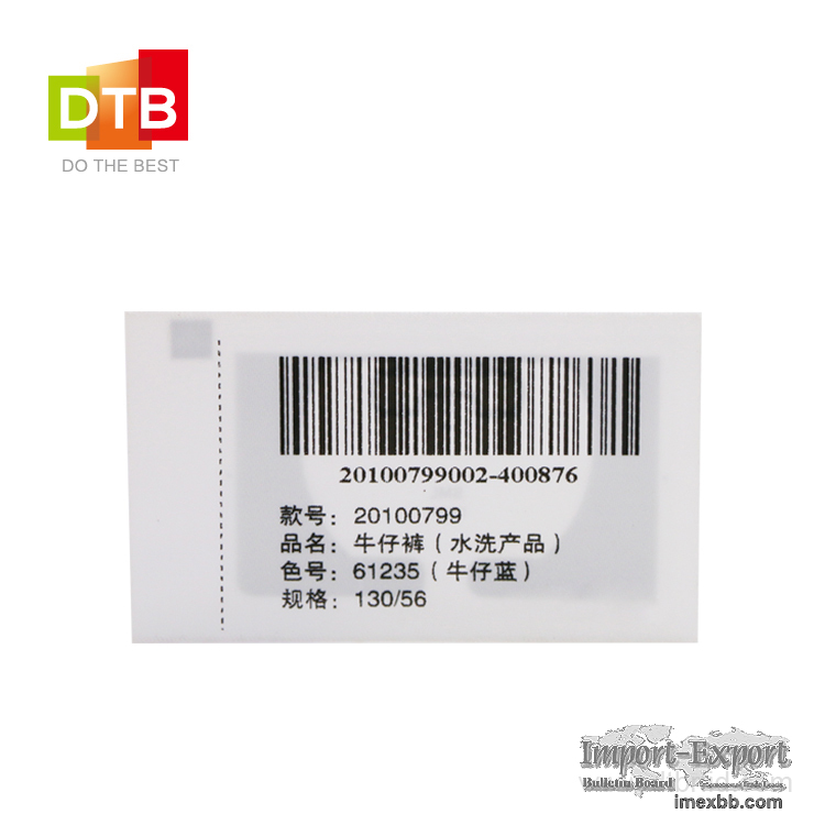 RFID Satin Fabric Tag