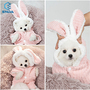 Hot sale pet supplies wholesale high quality rabbit ears plus velvet warm s