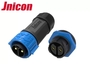 2 Pin Waterproof Circular Connectors , 50A 500V Circular Cable Connectors