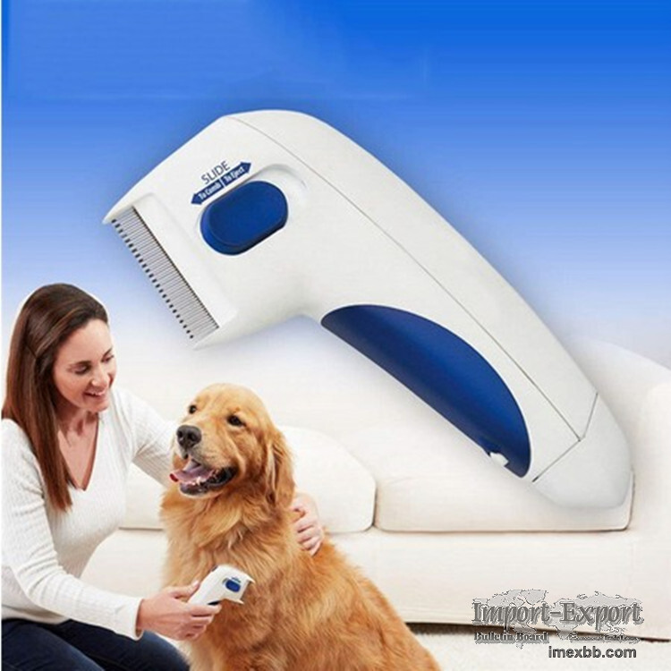 New Grooming Removal Tool Cat Dog Electric Automatic Lice Remover Flea Comb