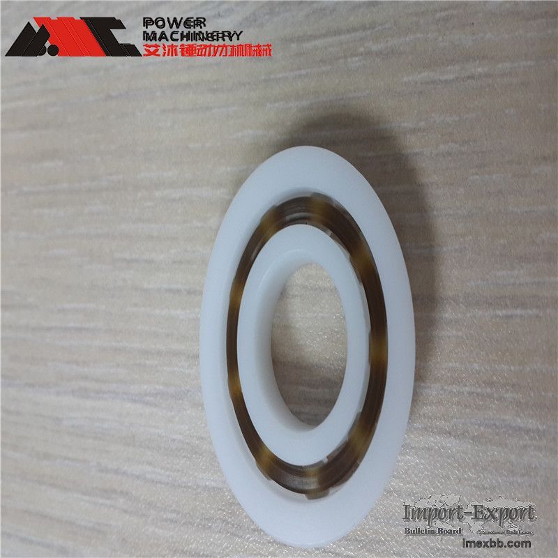 POM-F6004Deep Groove Ball Bearing With Glass Balls Plastic Bearing