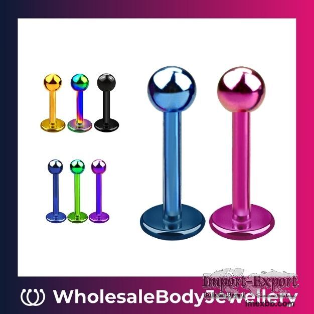 Wholesale PVD Plated Surgical Steel Labret