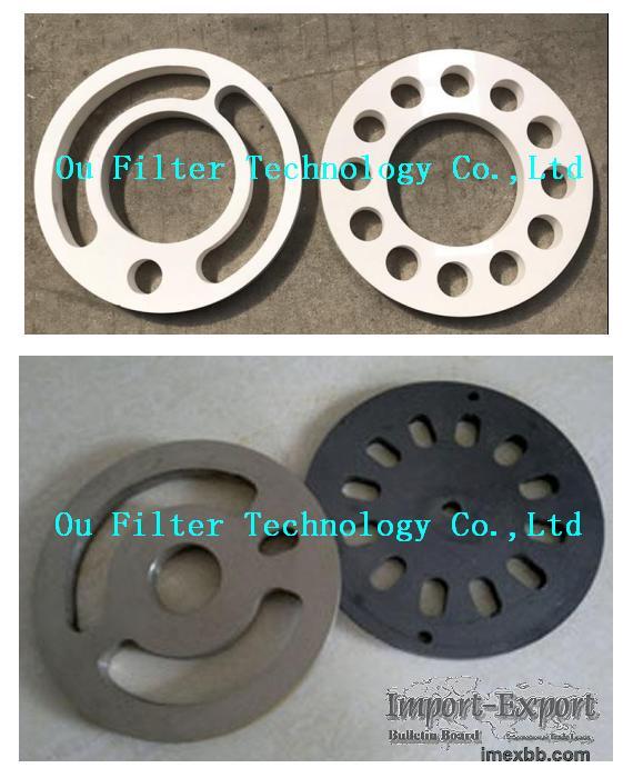 Wear plate for filter