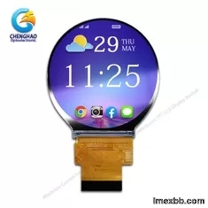 300nits SPI Circular Tft Lcd Display 40P Open Frame Lcd Module
