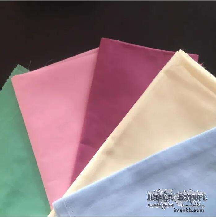 TC 80/20 90/10 Solid Color TC Poplin Polycotton Lining Fabric for pocket