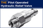 AAK hydraulic relief valve used a new design, James admired