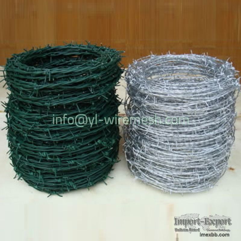 PVC Coated Barbed Iron Wire