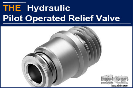 AAK achieved the ± 1 μm precision hydraulic relief valve in only one time
