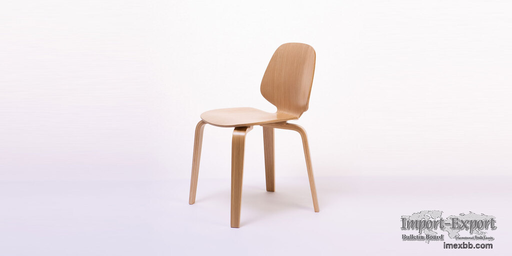 C23 Dining Chair Modern Nordic Wooden Chair Mantis Chair Plywood Chair Bent