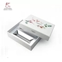 UV Coating Cardboard Cosmetic Packaging Box With Silver Insert