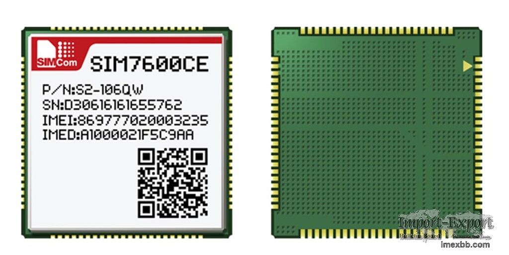 SIMCOM SIM7600CE CAT4 4G TDD-LTE/FDD-LTE/TD-SCDMA/WCDMA/GSM/GNSS module