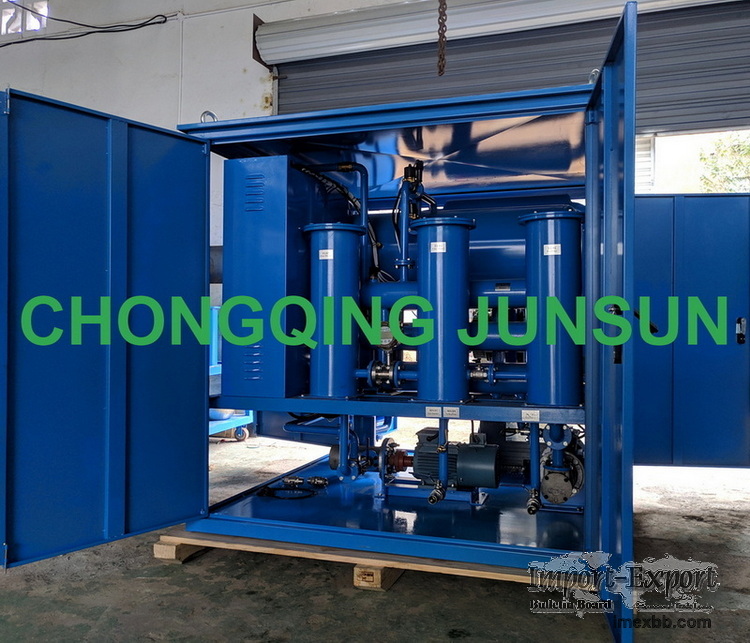 Junsun 3000 LPH Transformer Oil Treatment Plant Filtration Device Purifier 