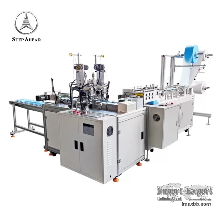 Two Ear Loop 100pcs/Min Non Woven Mask Making Machine