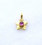 Beautiful handmade star 18k solid gold charm