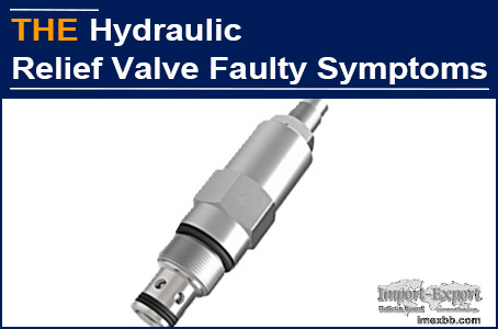 AAK Unique Design Eliminated the Scream of Hydraulic Relief Valve