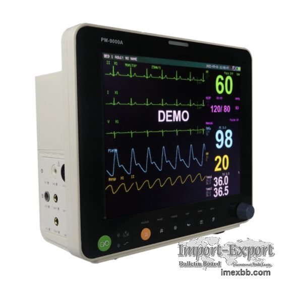 RESP ECG NIBP 6 Parameter Patient Monitor ICU Cardiac Monitor 12.1 Inch