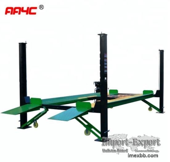 Auto Car Vehicle Lift Movable 4 Post Car Lift For Garage 10000 Lb 10 Foot C