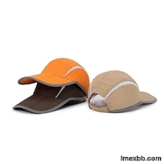 Unisex 6 Panel Baseball Hat Nylon Sports Quick Dry Fit Cap Embroidery Logo