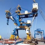 Ship loaders with telescopic chute for bulk material handling