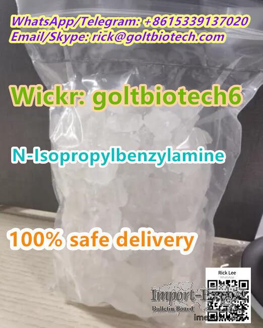 100% pass customs N-Isopropylbenzylamine CAS 102-97-6 crystal rod suppliers