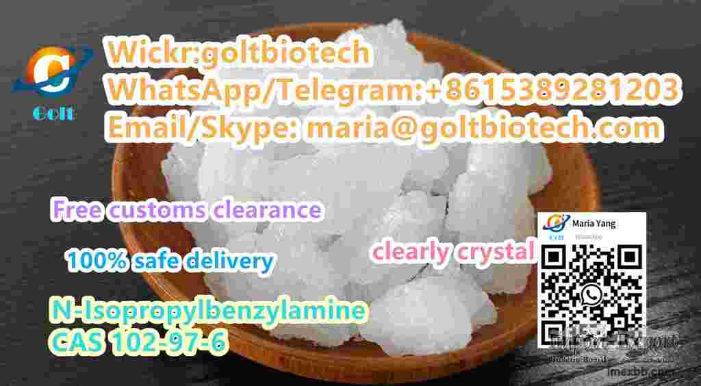 N-Isopropylbenzylamine crystal 100% safe to Mexico USA CA NL Wickr:goltbiot