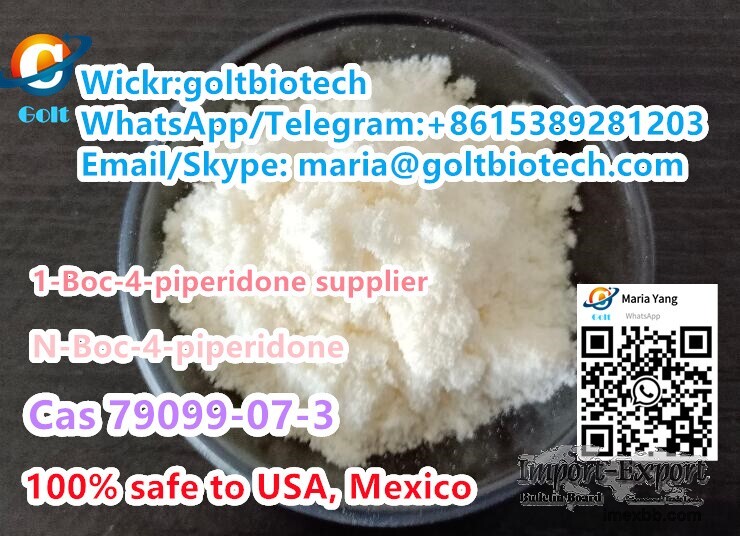 1-Boc-4-piperidone Cas 79099-07-3 100% safe to USA, Mexico Wickr:goltbiotec