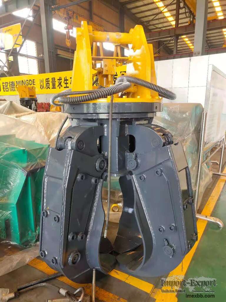 MONDE excavator orange grapple