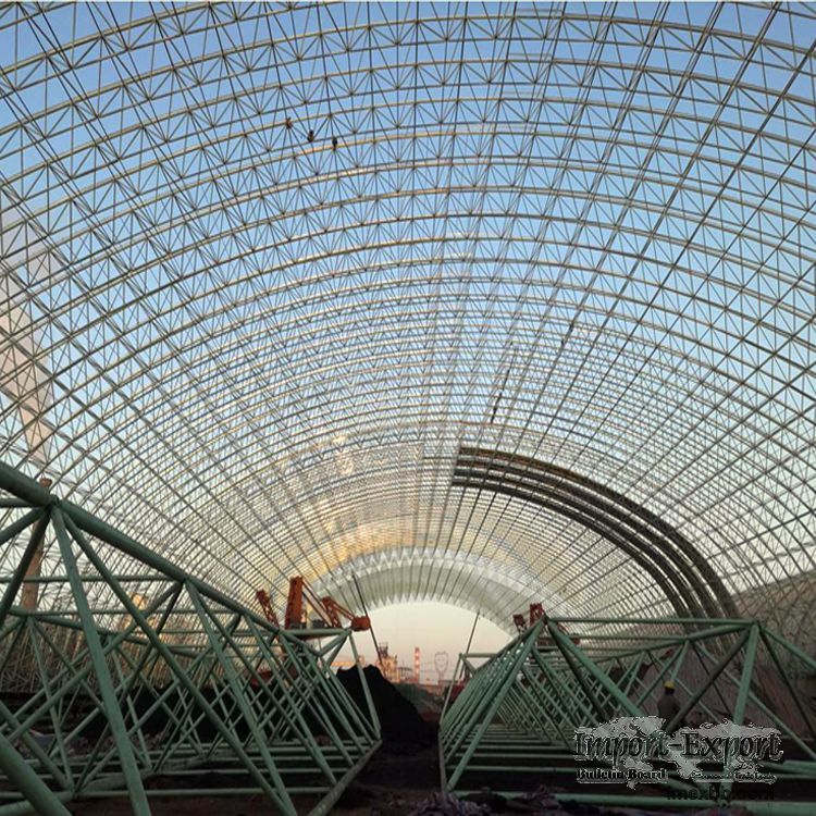 Cangzhou stockyard A, B spanning shed space frame project