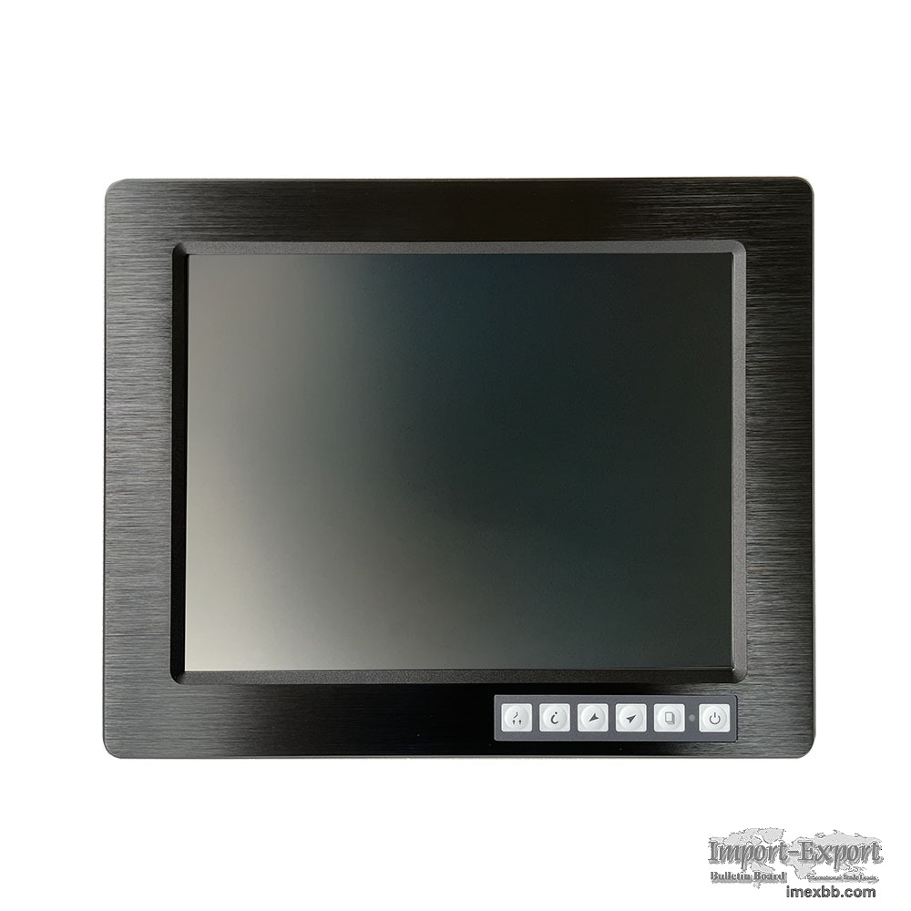 Industrial monitor with 12.1 inch 1024x768 widescreen 1280x800 panel