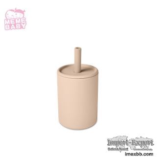 Minimalist Baby Removable Lid And Straw Silicone Straw Cup Independant Drin