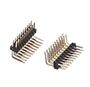 1.27mm Dual Row 90 Degree Pin Header Right Angle Gold Plating