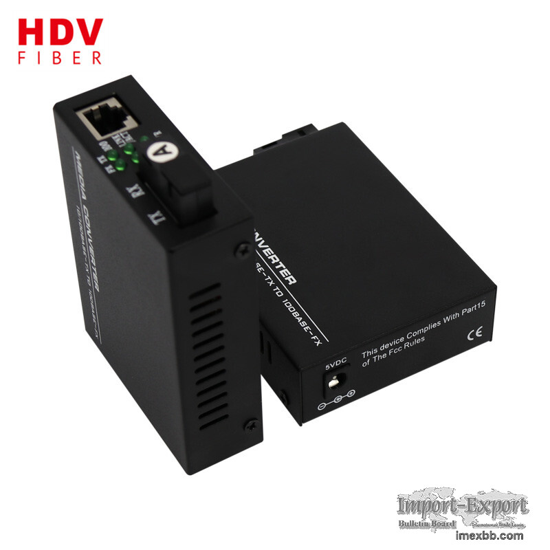 10/100m Single Port 20KM Sc Fiber Media Converter