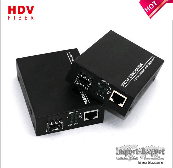 10/100/1000M SFP media converter