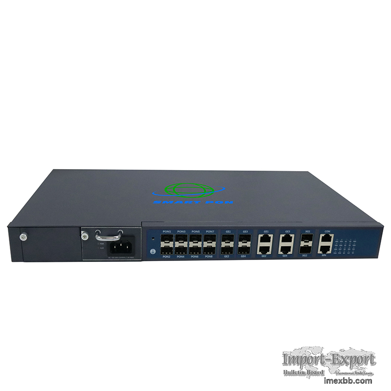 8port GPON OLT L3 with NMS