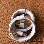 2m 6FT Mobile Phones Accessories / USB Data Link Cable PVC TPE With 8 Pin L