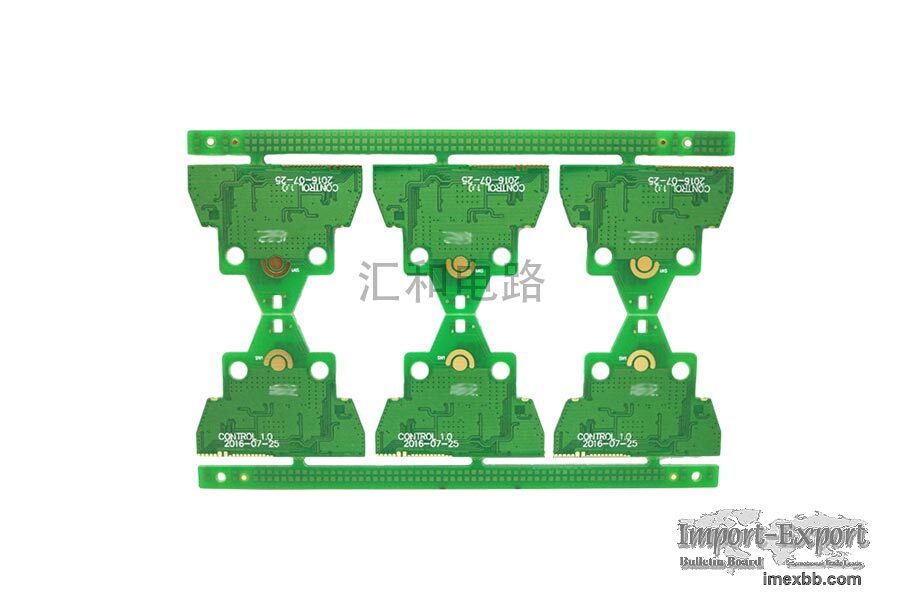 2 Layer ENIG Impedance Control Half Hole PCB