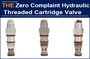 AAK hydraulic threaded cartridge valves, no complaints among 20 suppliers