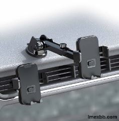 CE Long Arm Car Dashboard Phone Mount Adjustable 360 Degree Rotating