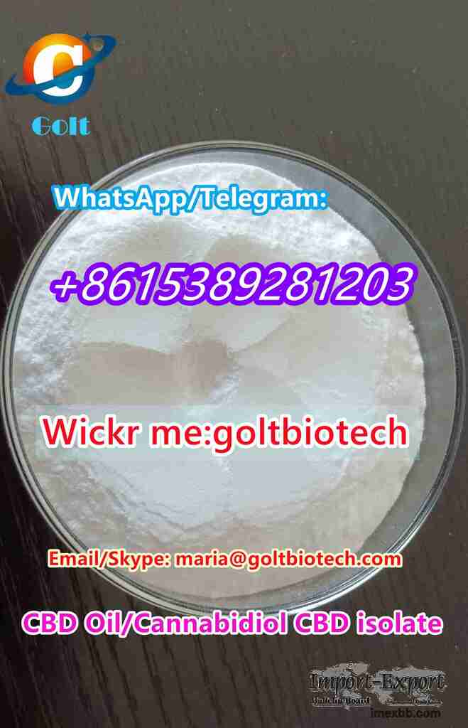 Cannabidiol isolate 99% powder wholesalers Wickr me:goltbiotech