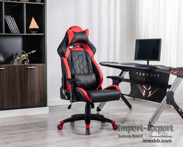 Red Reclining Seat Gaming Chair