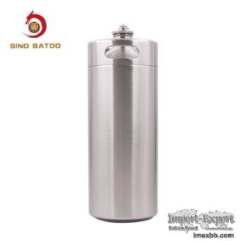 Single Wall Stainless Mini Keg , Food Grade 4L 1 Gallon Mini Keg