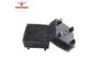 Black Square Auto Cutter Parts 0.03kg Nylon Bristle Block Brush For FK