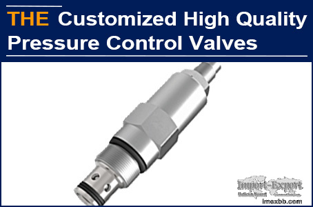 AAK Hydraulic Pressure control Valve can be used at 450bar high pressure