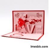 Custom Love Confession Card Creative Gift Greeting 3D Birthday Card