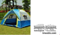 Quick Opening Family Pop Up Beach Tent Silver 190T UV Resistant Waterproof 