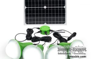 Solar Panel Energy 30W 25W Solar Home Lighting System with 4PCS LED Lamps